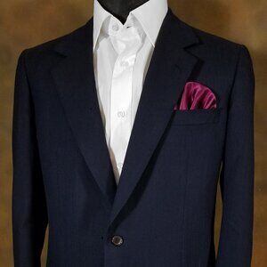 New - Men's Plum Purple Satin Pre-Folded Pocket Square Insert